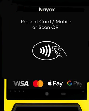 Nayax contactless payment terminal